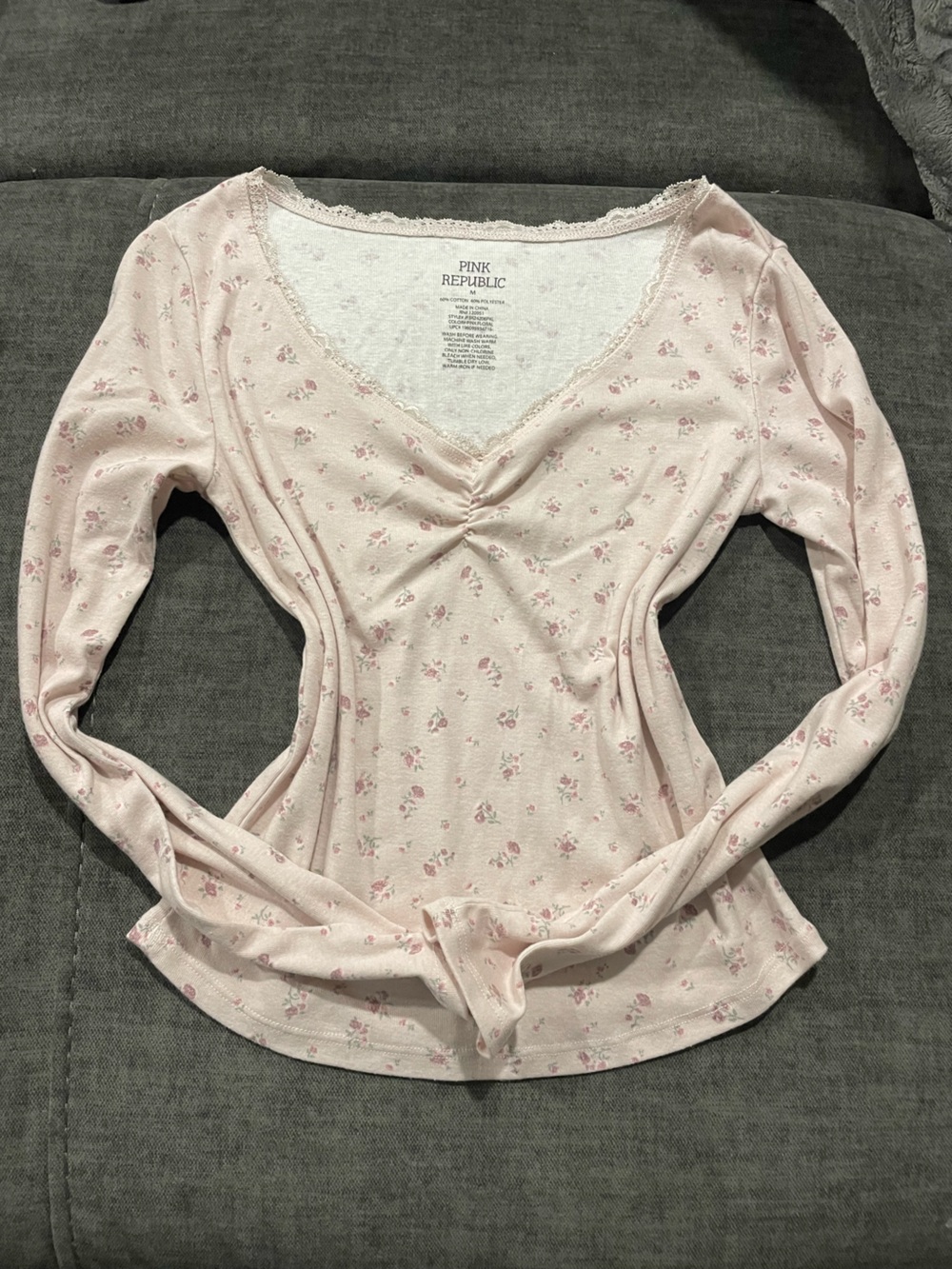 Republic Soft Pink Floral Top